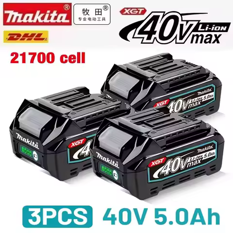 original makita xgt 40v rechargeable batteries 5.0Ah replacement tool battery makita BL4025 BL4050 B