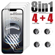 SGP Hybrid 8To1 For iPhone 16e Hydrogel Film Camera Screen Protector i Phone 16e 16 e e16 iPhone16e