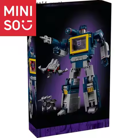 MINISO New 1505PCS 10358 Blue Robot Model Creative Education Assembly for Kid Adult Toys Gifts