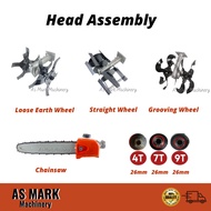 Tiller Cultivator Grass Brush Cutter Chainsaw Gearbox Chain Saw Gear Head Knapsack Head Attachment