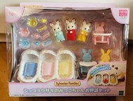 清屋平讓 全新未開封 森林家族 Sylvanian Families Baby 兔仔BB 家族 Figure 共3隻 連BB睡房情景 套裝 Epoch Boxset