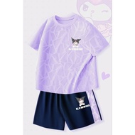Kid's fashion Sanrio Kuromi cute girl casual outfit