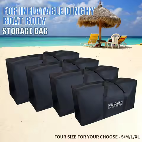 KOSETU180L/270L/365L/506LBlack Oxford Cloth Inflatable Boat PVC Hull Storage Bag Foldable - Can be C