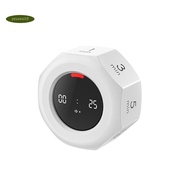 Multi-Hexagon Cube Timer 90-Minute Sensor Digital Timer with LED Screen 7 Set Time Management Tools 