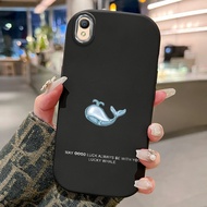 MERAH HP Phone Case For OPPO A37 A37F Case Silicone Phone Case Beautiful Pink Whale Pattern Beautifu