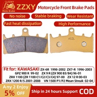 1 Pair Motorcycle Front Brake Pad For KAWASAKI ZX-6R 98-02 ZX7-R 96-03 GPZ 900 R 99-02 ZX 9 R (ZX 90