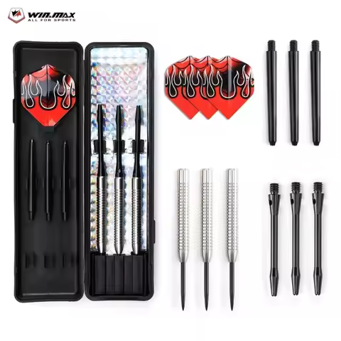 Win.Max 24G Soft and Hard 90% Tungsten Steel Dart Set, Electronic Leisure and Entertainment Needle C