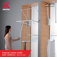 Hafele Build In Wardrobe Lift  Mounting On Side Panel  1.6-10kg Load Bearing Capacity  600-1000mm In