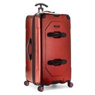 Traveler's Choice Maxporter II Hardside Polycarbonate Suitcase with Spinner Wheels, Red, 30" Trunk L