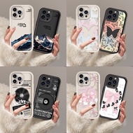 creative Record lovely bow smiling face Shockproof Phone casing OPPO reno 4 5 6 7 PRO 5G 4Z 5Z 6Z 7Z