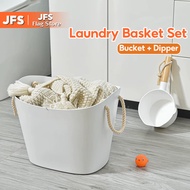 JFS Multipurpose Flexible Laundry Bucket Basket with Rope Handle Timba Toy Storage Tabo Timba Set