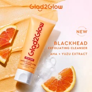 Glad2Glow Yuzu AHA Blackhead Exfoliating Peeling 70ml Gently Exfoliate Dull Skin Smooth Peeling Faci