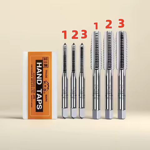 1set=3PCS Japan HTD Hand Set Metric Thread M2 M3 M4 M5 M6 M8 M10 M12 M14 M20 SKS Material Inch Threa