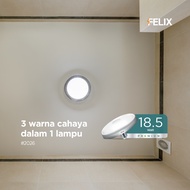 CAHAYA FELIX PREMIUM LED UFO 18.5W 3 Colors Super Bright Light 90% Economical E27 Equivalent to 241W