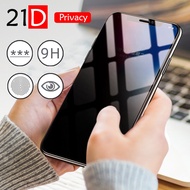 Xiaomi 12T Redmi A1 Privacy 21D Clear HD Full Cover Screen Protector Tempered Glass Anti Spy Guard Fingerprint