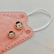 Oops 好好呼吸口罩香氛釦-柴犬 貴賓 熊 情人節禮物