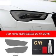 For Audi A3 8V A4 B8 B9 A5 A6 C8 A7 A8 D4 TT E-tron R8 Car Headlights Tint Smoked Black Protective F
