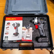 OSUKA OCID821-N/D1 ไขควงกระแทกไร้สาย 20V แบตเตอรี่ Ultra Cell 2Ah แรงบิดสูง 235 Nm พร้อมชุดอุปกรณ์