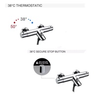 Aida 2 Ways Solid Brass Wall Mount Bath Faucet Rotary Switch Hot Cold Shower Faucet High Practicalit