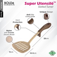 SUPER MURAH spatula masak nylon bolde - spatula teflon bolde -slotted