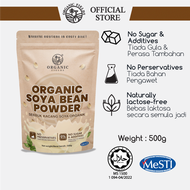 ORGANIC FIELDS Organic Soya Bean Powder 500gm | Skin Peeled | No Sugar