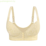 Ready stock underwire bra plus size A-G cup 38-52 adjustable shoulder straps lace front button under