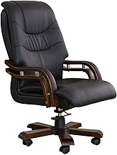 WSJTT Home Office Desk Chairs Office Chairs with Lumbar Support Office Chairs &amp; Sofas Office Guest Chair,PU Leather Executive Side Chair,Reception Chair with Frame Finish Ergonomic Lumbar Support