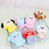 _ Bt21 Plush Toy BT21 Kawaii Kpop Stuffed Animals Plushie Doll Bangtan Boys Cute Cartoon Plush Keych