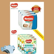 (READY STOCK)  HUGGIES DRY DIAPERS SUMMER TAPE