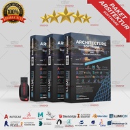 Flashdisk Paket Software Arsitektur Desain Teknik Sipil Interior Eksterior AutoCAD SketchUp 3D Max L