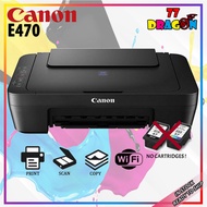 Canon PIXMA E470 Color Inkjet Multifunction Printer + WIFI - (Printer Body)