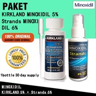 Kirkland Minoxidil 5%+ Strands 6% Minoxidil (2 kinds in total) hair and eyebrow hair tonic