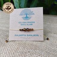 Meaning Bracelet – Tiger Eye – Lucky Stone & Live Focus - Genuine Natural Stone