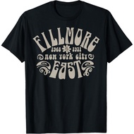 Men's cotton T-shirt Fillmore 1968-1971 New York City East Embody Peace & Love T-Shirt Small