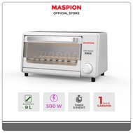Maspion MOT-901 S Oven Toaster 9 Liter – Oven Mini 500W Hemat Listrik Timer 15 Menit Elemen Atas Baw