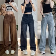 919JEANS Vintage Jeans Fade Long Tube Women's Loose