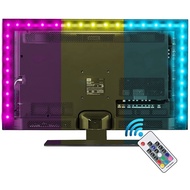 Led Strip Lights,Vansky Bias Lighting for 40-60 inch TV 6.6ft RGB USB Powered LED Light Strip with RF Remote