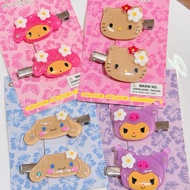 ︎︎ Saricol Hair Clip For Tanned Skin Sanrio Hawaii (1 Pair) Kitty Clips Thai Shop