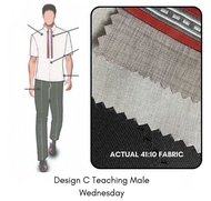 DepED Fabric Uniform Set for MALE Teachers Original Fabric Sets (TELA only)