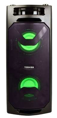 Toshiba TY-ASC50 Wireless Speaker System w/FM Stereo Radio | 50 Watt Outdoor Bluetooth Speaker | Par