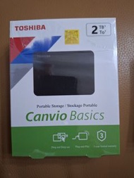 原價 ¥669 全新Toshiba Canvio Basics 2TB 外接式行動硬碟