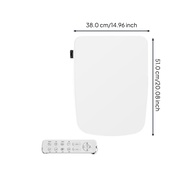 Smart Bidet Toilet Seat Heated Instant Warm Water Automatic Cleaning Sprayer Soft Close Adjustable T