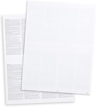 Blank W2 4 Up Tax Forms 2025,25 Employees kit, Instructions in Back of The Forms, Great for QuickBoo