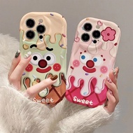 For Case Vivo Y02 Y85a Y85 Z3 Z1i Z1 V9 Youth Silicone Cute Ice Cream Phone Case