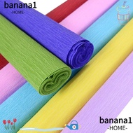 BANANA1 Flower Wrapping Bouquet Paper, DIY Thickened wrinkled paper Crepe Paper, Production material paper Handmade flowers Wrapping Paper