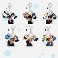 Kpop IdolTWS Bag Acrylic Charm Keychain Pendant DOHOON HANJIN