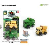 BGM-511 2in1 Children's Toy Military Vehicle L9*W7*H5.5cm