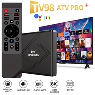 A TV Box Android 14 Media Player 4G 5G Dual Wifi 6 8K 4K Voice Remote Allwinner H313 Quad Core Iptv