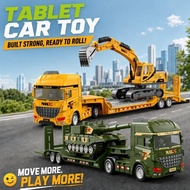 Bulldozer Toy Children's Excavator Truck Transportation Model Inertial Alloy Toy Car