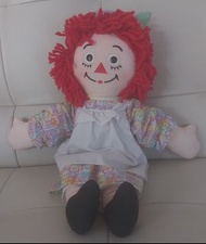 復古娃娃 Raggedy Ann & Andy 布偶，布公仔